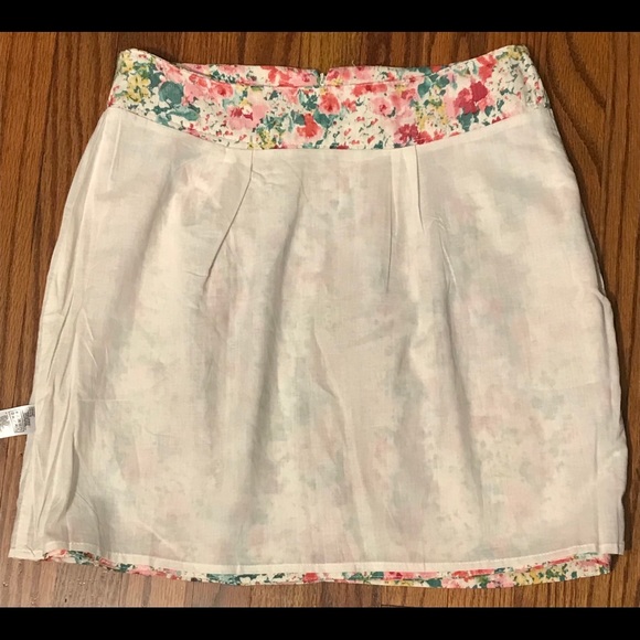 Forever 21 floral cotton flare skirt M - Picture 5 of 12